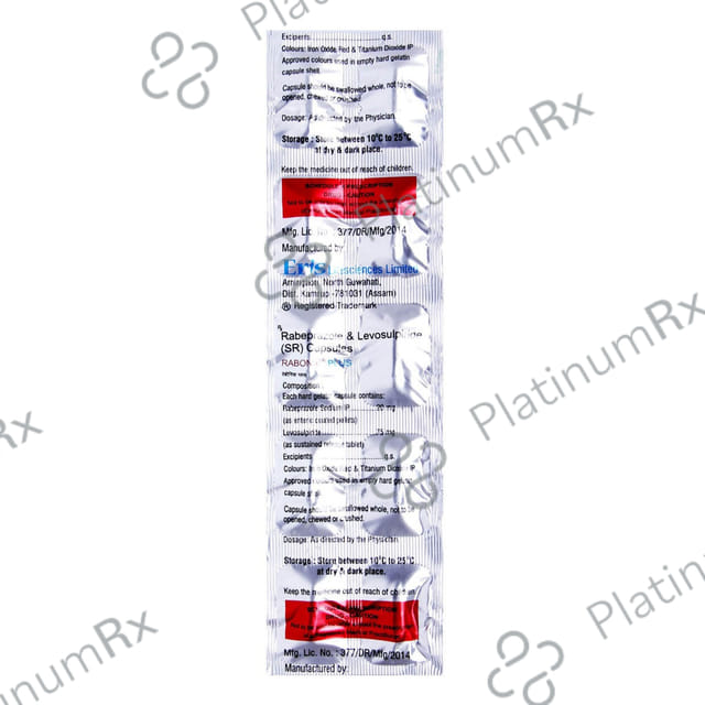 Rabok Plus 75mg/20mg Capsule