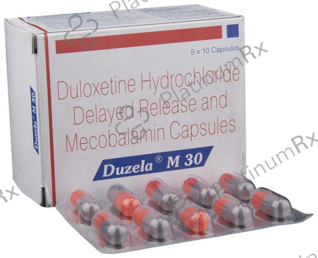 Duzela M 30mg/1500mcg Capsule DR 10s