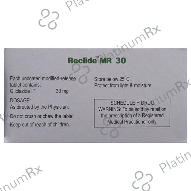 Reclide MR 30mg Tablet MR 15s