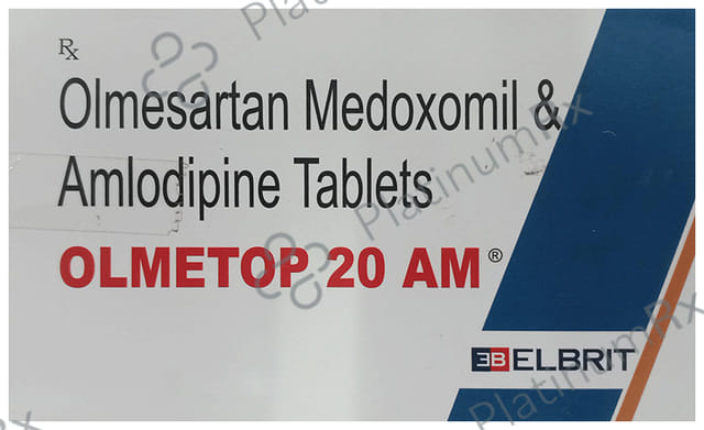 Olmetop AM 20/5mg Tablet 15s