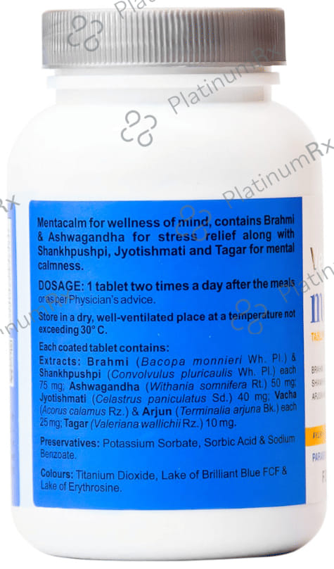 Vedistry Mentacalm Tablet for Mind Wellness