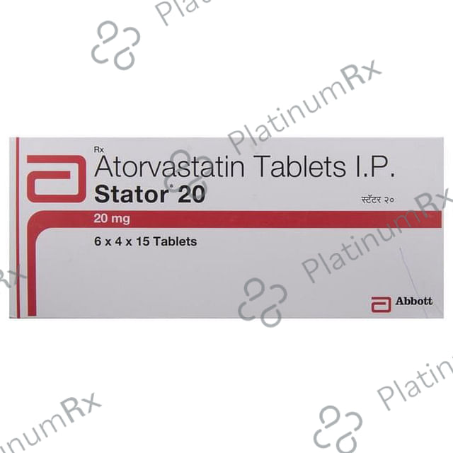 Stator 20mg Tablet 15s