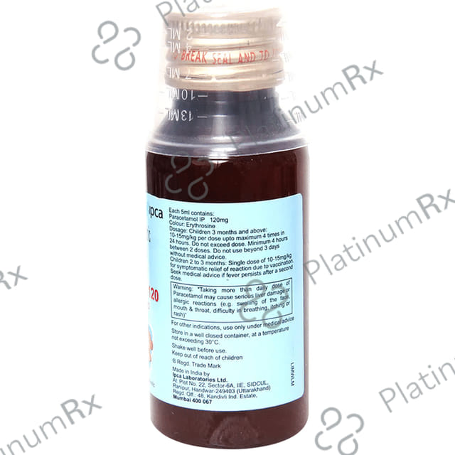 Pacimol 120mg Oral Suspension 60ml