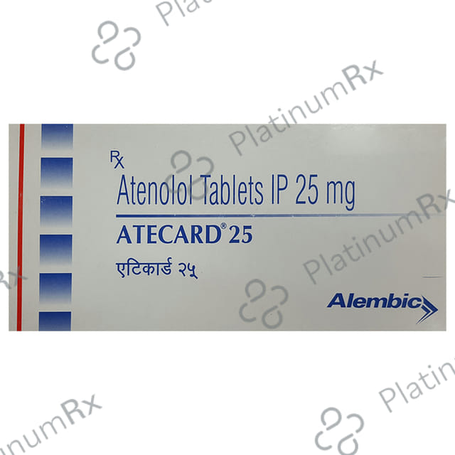Atecard 25mg Tablet 14s