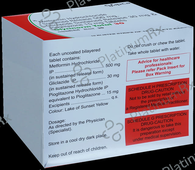 Glycinorm Total 30/500/15mg Tablet SR 15s