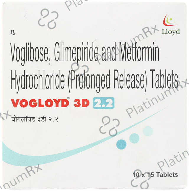 Vogloyd 3D 2.2mg Tablet SR 15s