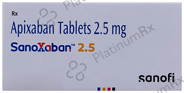 Sanoxaban 2.5mg Tablet 10s