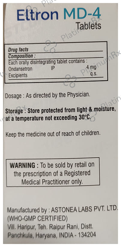 Eltron MD 4mg Tablet 10s