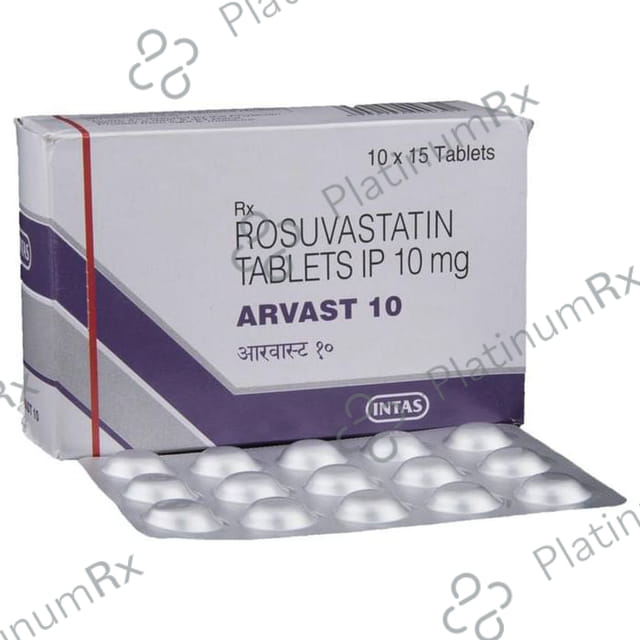 Arvast 10mg Tablet 10s