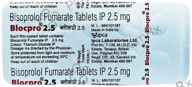 Blocpro 2.5mg Tablet 10s