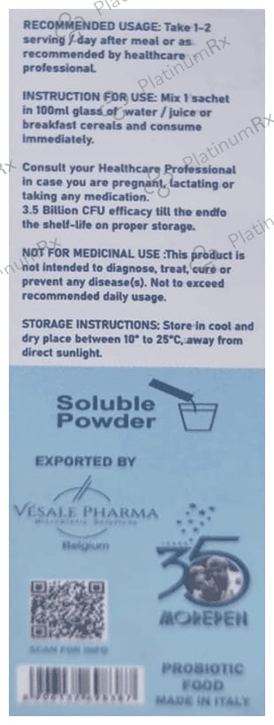 Dr. Morepen Great Gut Pre & Probiotic Laxative Sachet (5gm Each)