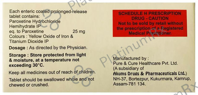 Paxilyf CR 25 Tablet