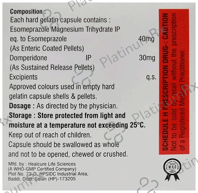 Somgi D 30mg/40mg Capsule SR