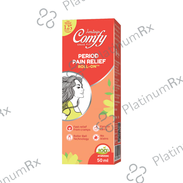 Amrutanjan Comfy Snug Fit Period Pain Relief Roll-On