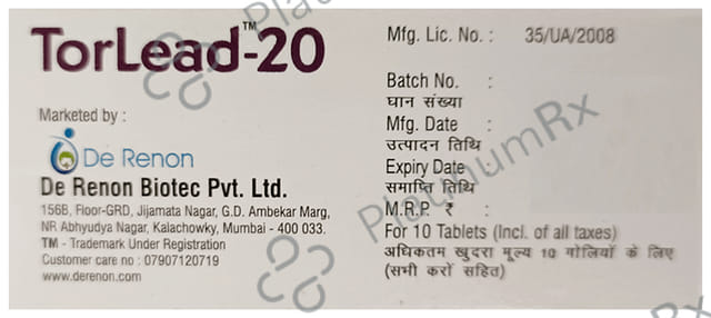 Torlead 20 Tablet
