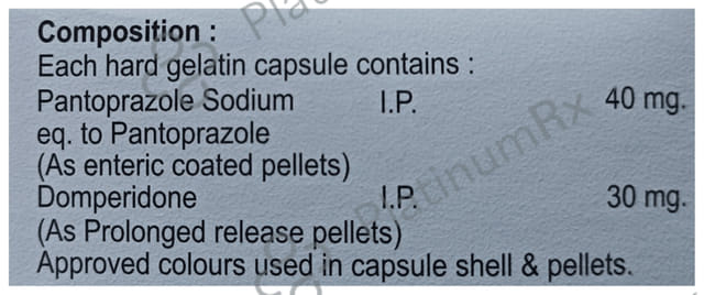 Pelpan D 30mg/40mg Capsule SR 10s