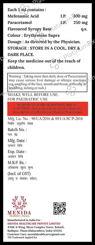 Peacenac-DS Oral Suspension Mango