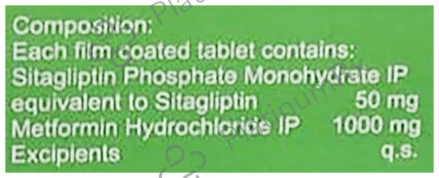 Sitaday M 50/1000mg Tablet 15s