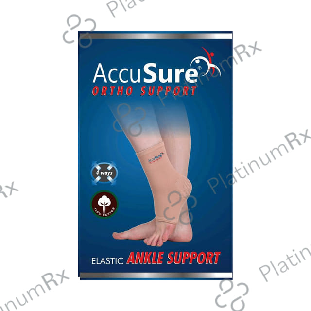 AccuSure A-9 Elastic Ankle Support Large
