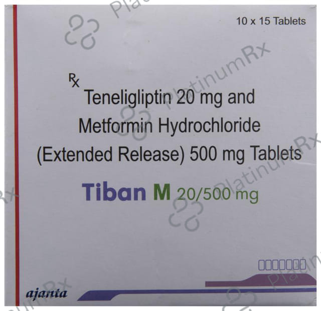 Tiban M 20/500mg Tablet ER 10s