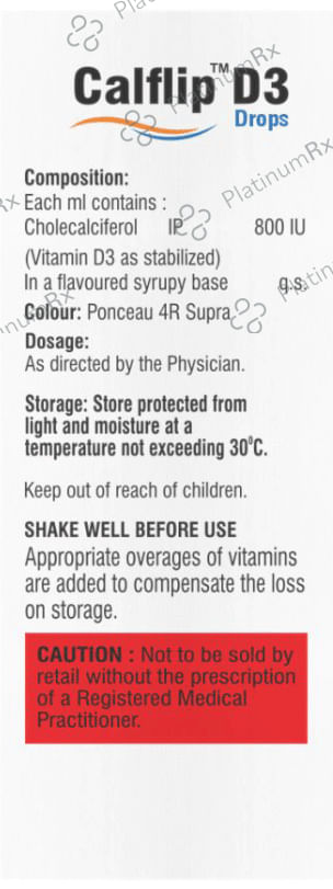 Calflip D3 Oral Drops