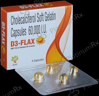 D3 Flax 60K Capsule 4s