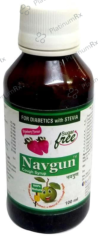 Navgun Syrup Sugar Free Strawberry