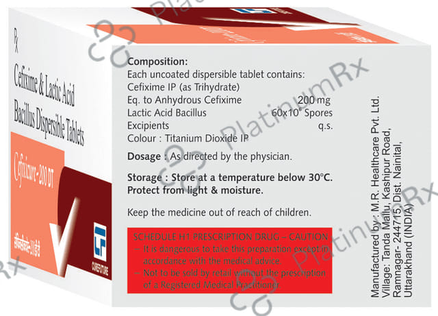 Cefixicure 200 DT Tablet