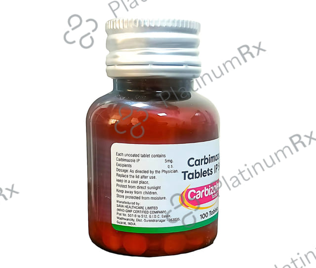 Carbizole 5mg Tablet 100s