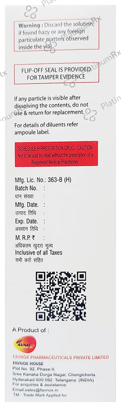 Favdc 100mg Injection