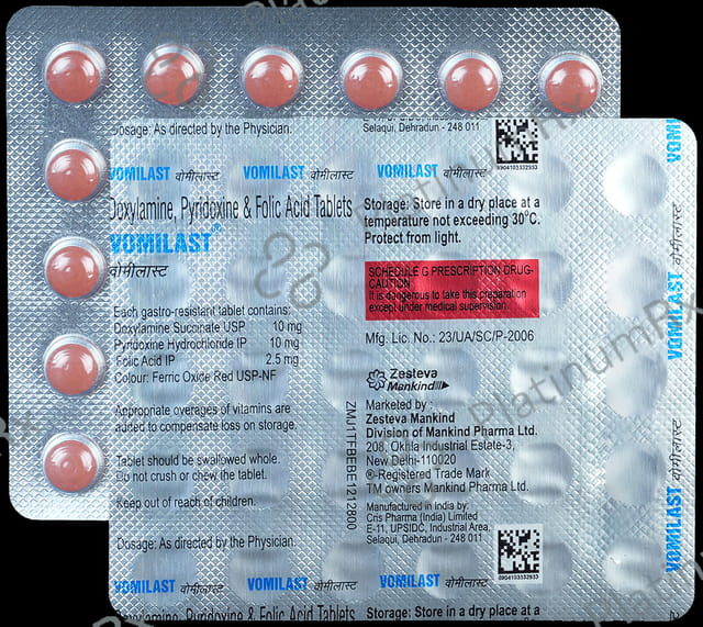 Vomilast 10/10/2.5mg Tablet 30s