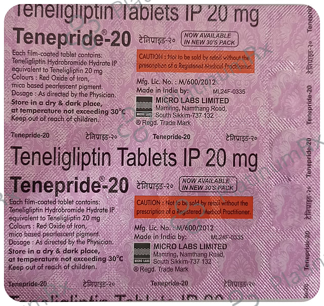 Tenepride 20mg Tablet 30s