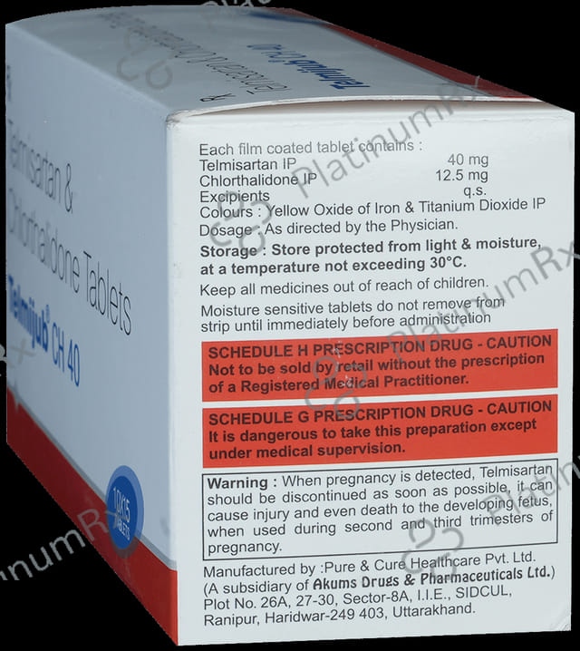 Telmijub CH 12.5/40mg Tablet 15s