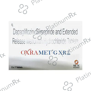 Oxramet G 10/1/1000mg Tablet XR 7s