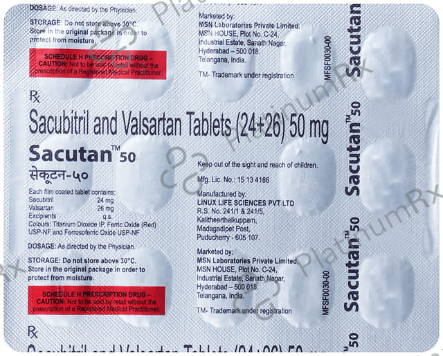 Sacutan 50mg Tablet 14s