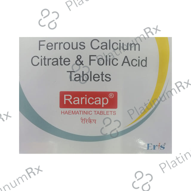 Raricap 25mg/300mcg Tablet 40s