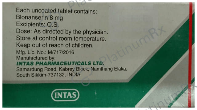Blonitas 8mg Tablet 10s