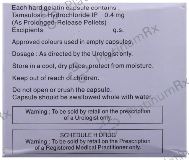 Tamlocept 0.4mg Capsule PR 15s