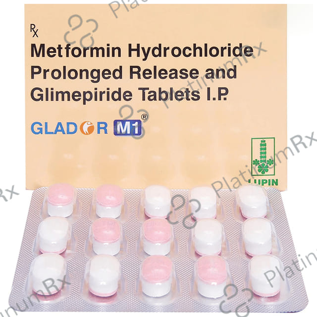 Glador M1 1/500mg Tablet PR 15s