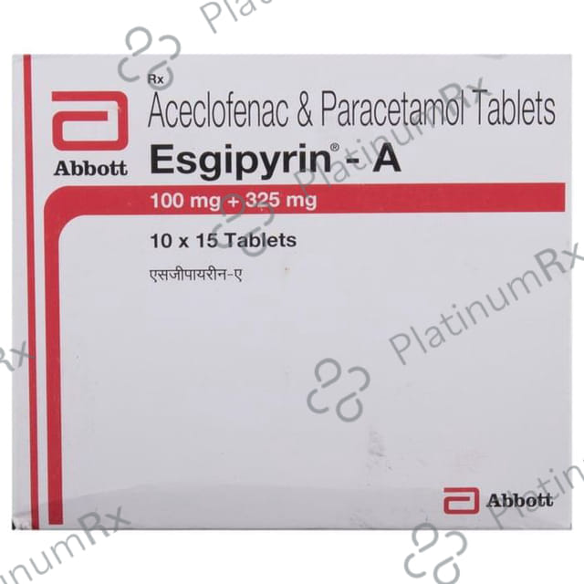 Esgipyrin A 100/325mg Tablet 15s