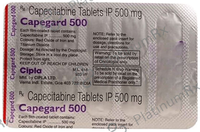 Capegard 500mg Tablet 10s