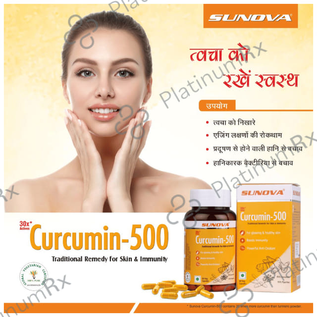 Sunova Curcumin 500 Veg. Capsule