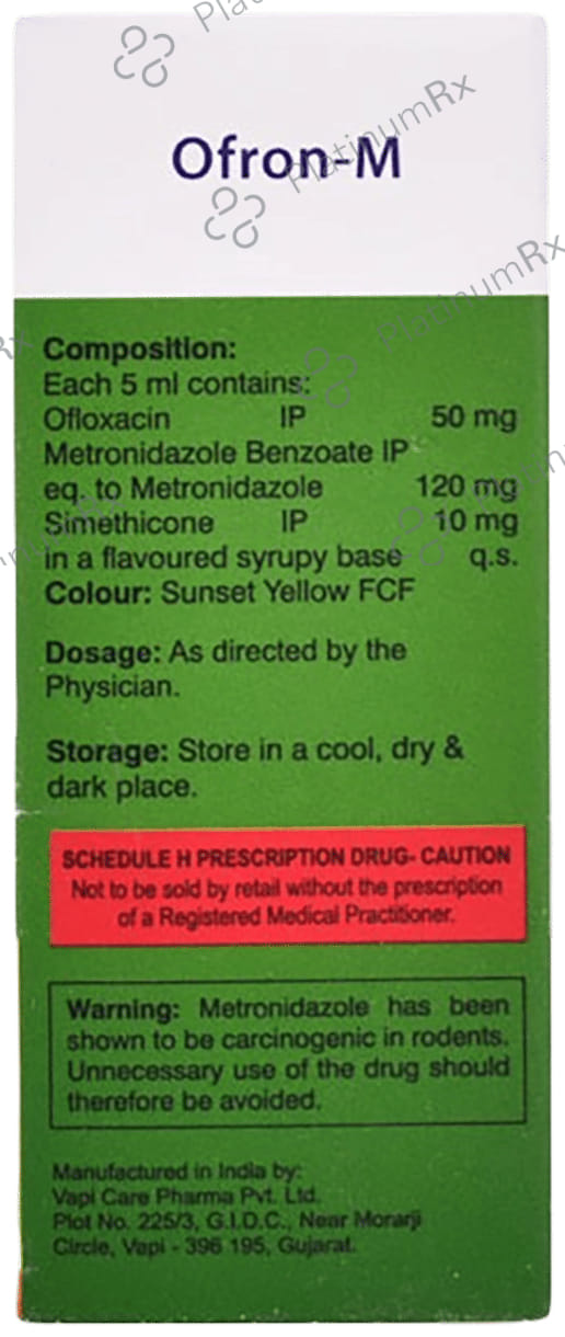 Ofron M 50/120/10mg Syrup 30ml