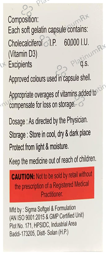 Alshine D3 Softgel Capsule