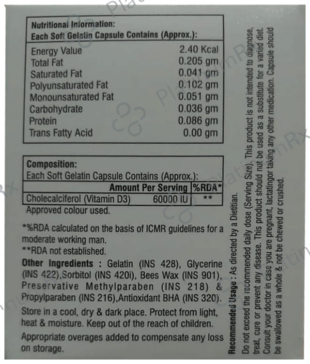 Latirol-D3 60K Softgel Capsule