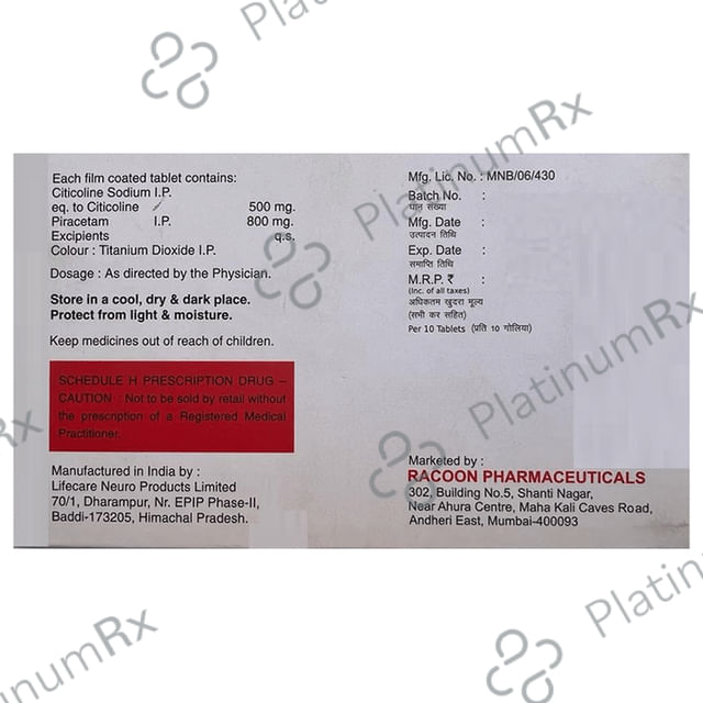Pericita 500/800mg Tablet 10s