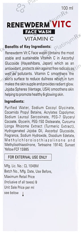 Renewderm Vitamin C Face Wash