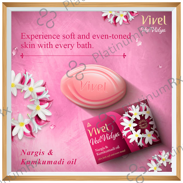 Vivel Vivel VedVidya Luxury Pack of Skincare Soap (100gm Each) 3 units