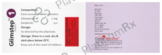 Glimstep 1mg Tablet 15s
