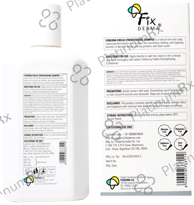 Fixderma Fidelia Strengthening Shampoo 250 ml